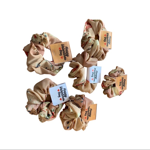 Rose Pink Scrunchies - Picture 4 of 6